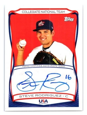 Steve Rodriguez 2010 Topps USA Baseball Autographs #A-39 - Image 1 of 2