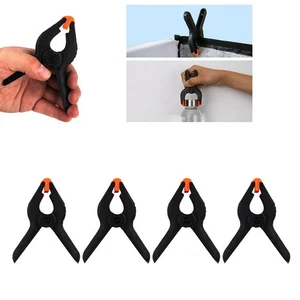 Juego de 4 abrazaderas de nailon para carpintería para configuración segura de telón de fondo de fotografía - Imagen 1 de 7