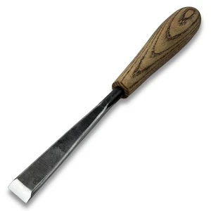 Detail Carving Chisel – Hand-Forged Carbon Steel, Ash Handle, Precision Carving. - Picture 1 of 11