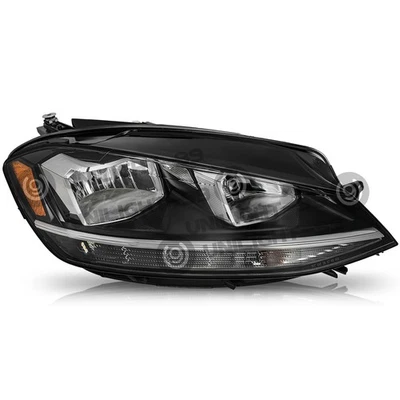 For 2018-2020 Volkswagen Golf & GTI Halogen Headlight Right Passenger Headlamp - Image 1 of 4