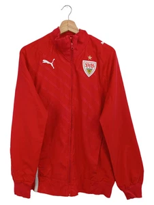 PUMA Trainingsjacke Herren 46/S Rot VfB Stuttgart Logo Sportlich - Bild 1 von 5