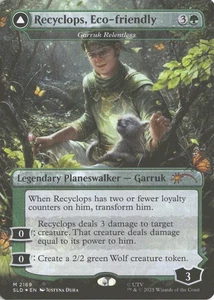MTG Recyclops, Eco-Friendly (2169) *Non-Foil* Secret Lair: Dwight The Office NM - Picture 1 of 2