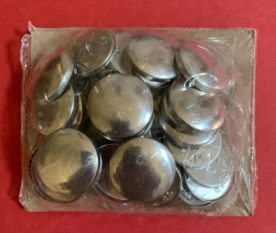 Rowley/Handy Metal Cover Button Kit - 25 Sets Size #45 (1 1/8"/28mm) New - Image 1 of 2