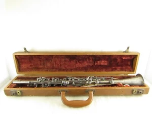 Vintage Windsor Metal Clarinet USA Elkhart Indiana With Case + Mouthpiece!! - Picture 1 of 15