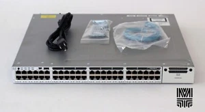 Cisco Catalyst WS-C3850-48T-E 3850 48 Port Data IP Services with PWR-C1-350WAC - Picture 1 of 4