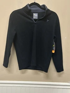 Old Navy Active Kids Fleece Black Pull Over Sweater Size L (10/12) NWT - Picture 1 of 5