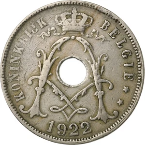 [#1260432] Belgium, 25 Centimes, 1922, Copper-nickel, AU, KM:69 - Picture 1 of 2