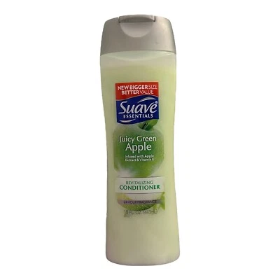Suave Essentials Juicy Green Apple Acondicionador Revitalizante 15 OZ Vitamina E RARO Foto 1 de 4
