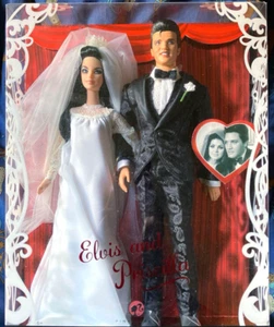 MATTEL Barbie ELVIS and PRISCILLA Wedding GiftSet 2008 Collector Pink Label Doll - Bild 1 von 5