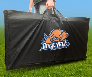 BUCKNELL BISON Licensed CORNHOLE Board CARRYING CASE Storage Carry Bag - Picture 1 of 1