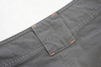 Orvis Khaki Chino Cargo Shorts Gray Camp Hiking Casual Flat 9" INS Mens Size 32 - Image 1 of 4