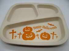 Japanese Halloween Plate Pumpkin 22.5cm 20.5cm