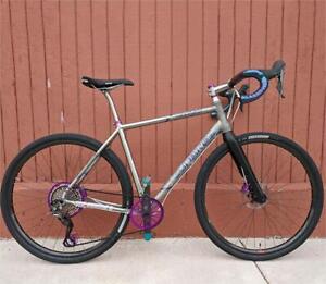 TIRIS CR1 Titanium Gravel Bike Frame Cyclocross Bicycle Framework 700C Custom