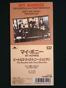 The Beatles & Tony Sheridan CD Single My Bonnie/Ain't She Sweet JAPAN 3" Mini - Foto 1 di 7