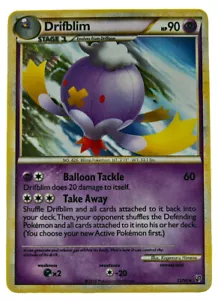 Drifblim 12/90 Non Holo Rara HS Undaunted quasi nuova con spedizione eBay - Foto 1 di 3