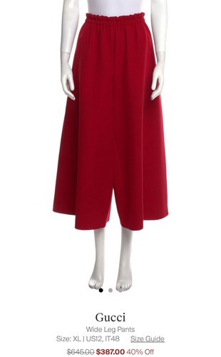 Pantalone donna Gucci gamba larga