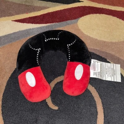 Baby Mickey Mouse Neck Roll Pals Travel Pillow Disney (FOR CARSEAT) Headrest - Image 1 of 4