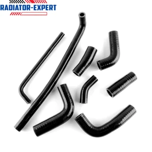 For 2008-2012 Kawasaki Ninja 250R EX250J Black Silicone Radiator Hose 8Pcs - Picture 1 of 12