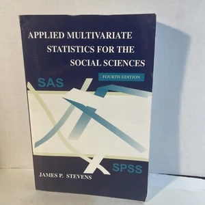 Applied Multivariate Statistics for the Social Sciences James P. Steven’s - Imagen 1 de 4