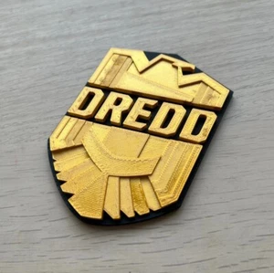 Judge Dredd Badge Cosplay Emblem 3D Printed Reproduction - Picture 1 of 4