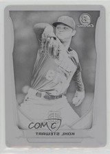 2014 Bowman Draft Top Prospects Chrome Printing Plate Black 1/1 Kohl Stewart i5q