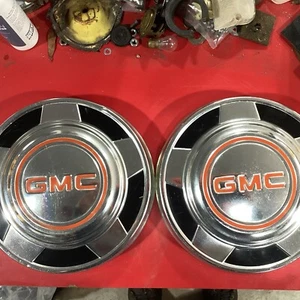 1973 To 1987 GMC pickup truck Half Ton  dog dish hubcaps - Picture 1 of 6