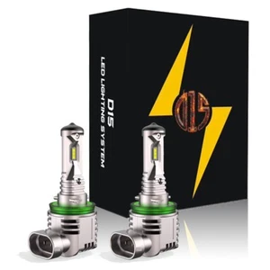 Total 6000LM 6000K White High Power H8 H11 H16 LED Driving Fog Light Bulbs - Bild 1 von 4