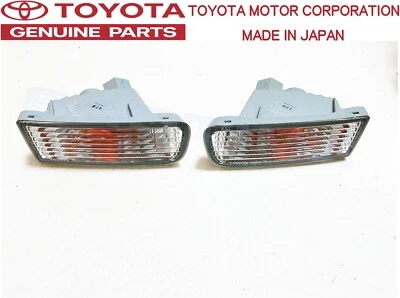 丰田 正品 原始设备制造商 Hilux Surf 4Runner 98-02 前转向信号灯套装 — 第 1/4 张图片