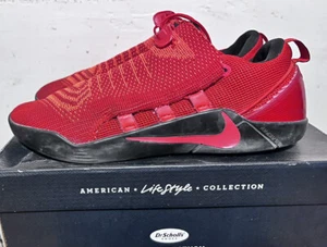 2017 Men's Nike Kobe A.D. NXT University Red Crimson Black Size 8 Used Rare - Picture 1 of 9