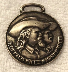 BUFFALO BILL and PAWNEE BILL Watch Fob - Picture 1 of 6