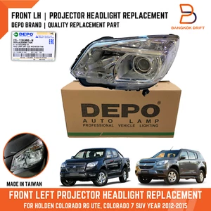 DEPO LH LEFT PROJECTOR HEADLIGHT ASSY FOR HOLDEN COLORADO UTE 7 SUV RG 12-15 - Picture 1 of 12