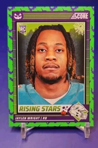 2024 Score-A-Treat Halloween Football Bats Rising Stars RC Jaylen Wright - Picture 1 of 2