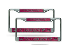 Cal State Chico Wildcats Chrome Metal License Plate Frame - Set of 2 Frames