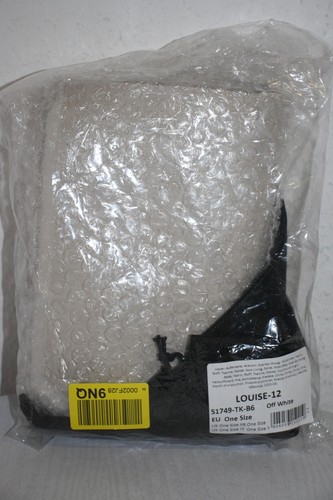 OFF WHITE Borsa da donna Kazar Louise Clutch Off White nuova fattura IVA