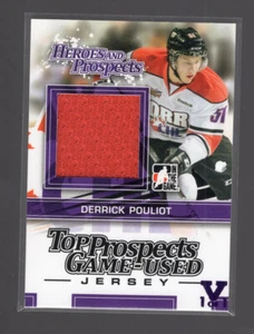 Derrick Pouliot 2014 ITG Heroes & Prospects Purple Jersey 1/1 - Picture 1 of 2