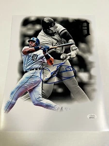 Cecil Fielder Autographed/ Signed 11x14 Photo Detroit Tigers JSA COA - Bild 1 von 4
