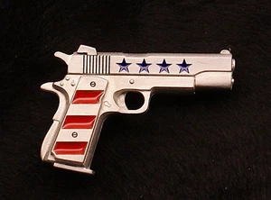 Empire Zinn 3D 0,45 Sterne & Streifen Gewehr Flagge Pin - Bild 1 von 1