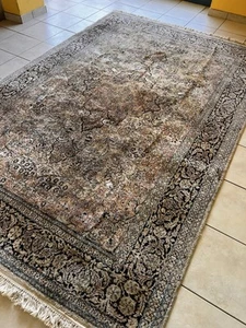 Ghom Orientteppich Perserteppich Teppich Handgeknüpft Fein Läufer 100 % Seide - Bild 1 von 12