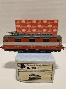 HAG 210 SWISS EXPRESS RE4/4II SBB CFF ELECTRIC LOCOMOTIVE WECHSELSTROM 3 LEITER - Picture 1 of 10