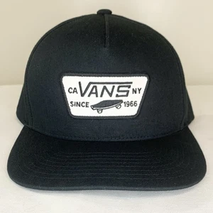 Nuevo Vans Sombrero Gorra Negro Snapback Prendas para la cabeza Deletrear Logo Patineta Parche Clásico - Imagen 1 de 6