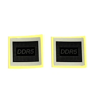 2Pcs DDR5 Memory RAM Laptop/Desktop/PC Sticker Label Logo Decal 18mm x 18mm - Picture 1 of 2