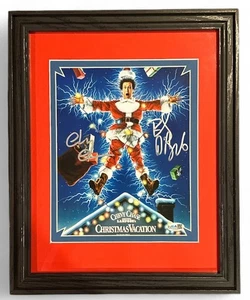 Chevy Chase & Beverly D’Angelo Signed 8x10 Framed Photo Christmas Vacation (JSA) - Picture 1 of 6