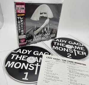 LADY GAGA The Fame Monster Japan 1st Limited Edition 2CD UICS-9113/4 w/OBI 2009 - Picture 1 of 19