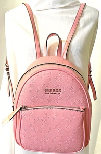 NWT GUESS Backpack "Grainne" back pack hand/shoulder bag in peony pink - Picture 1 of 3