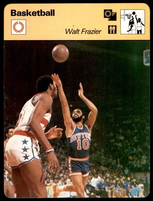 Sportscaster 1977 #07-13 Walt Frazier - baloncesto en muy buen estado/excelente Foto 1 de 2