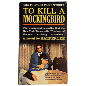To Kill a Mockingbird by Harper Lee 1962 Vintage Movie Tie-In Paperback Book - Foto 1 di 4