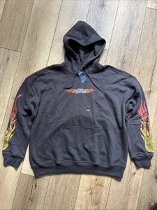Hollister No Fear Graphic Hoodie Größe Small Baggy Fit Herren - Bild 1 von 7