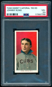 ⚾️ 1909-11 T206 Sweet Cap Ritratto - Johnny Kling PSA 3.5++ Fresh Grade Superior - Foto 1 di 3