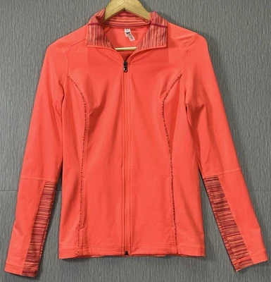Under Amour Women's  Jacket Fitted All Season Pink/Orange Full Zip Mock Neck MED - Image 1 of 4
