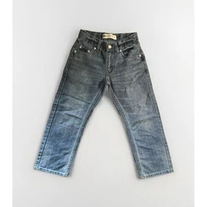 Pantalones de mezclilla azul 505 de corte relajado clásico de Levi's para niños talla 8 regular - Imagen 1 de 10